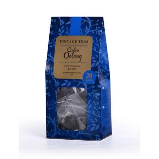 Vintage Teas čaj Ceylon Oolong 20 pyramid 50 g (Pravý čaj v pyramidových sáčcích)
