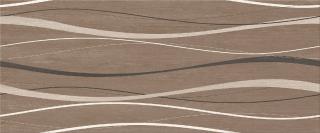 Gorenje Play New Taupe DC Waves, dekorativní obklad, hnědý, matný, 25 x 60 x 0,9 cm