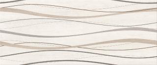 Gorenje Play New White DC Waves, dekorativní obklad, bílý, matný, 25 x 60 x 0,9 cm