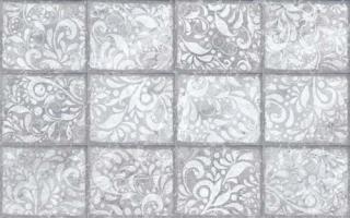 KAI Group Jasper Mosaic Grey, dekorativní obklad, šedý, lesklý, 25 x 40 x 0,8 cm