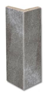 Ströher Keraplatte Aera 710/9010 crio, schodová lišta roh, šedá, 15,7 x 5,2 x 5,2 x 1,1 cm
