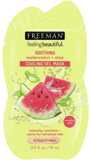 FREEMAN 10min. zklidňující gelová maska meloun-aloe 15ml sachet