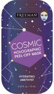 FREEMAN Cosmic slupovací hydratační holografická maska - ametyst 10ml sachet