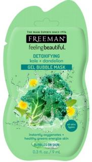 FREEMAN detoxikační gelová bublinková maska kapusta-pampeliška 15ml sachet