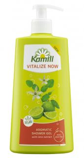 KAMILL aromatický vegan sprchový gel Vitalize Now - limeta 500ml