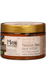 MAUI vyhlazující máslo pro kudrnaté vlasy s vanilkovými lusky 340gr