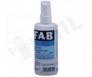 Mazadlo FAB 125 ml (Určeno pro mazání jemného mechanizmu cylindrických vložek FAB a rozmrazení zámků v zimním období.)