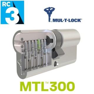 Mul-T-Lock MTL 300 půlvložka 39,5mm (Cylindrická vložka Mul-T-Lock MTL™300 je robustní, patentovaná platforma, která odolává všem formám útoků na cylindrickou vložku.  To nejlepší ze třetí bezpečnostní třídy.)