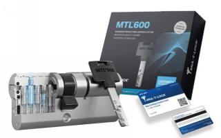Mul-T-Lock MTL 600 Interactive®+ půlvložka 40,5mm (31x9,5) (Spolehlivý dvojitý mechanismus zámku pro vysokou úroveň zabezpečení.  4. bezpečnostní třída podle ČSN EN 1627:2012)