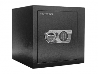 Rottner Monaco 45 EL nábytkový elektronický trezor černý ( Spolehlivý a bezpečný elektronický zámek a bezpečnostní třída I)
