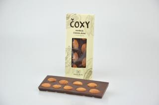 ČOXY - hořká čokoláda s mandlemi 50 g (s xylitolem)