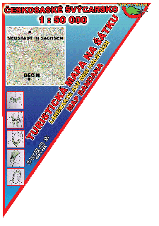 Českosaské Švýcarsko - mapa na šátku