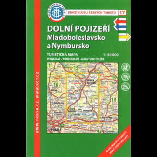 Dolní Pojizeří -  Mladoboleslavsko a Nymbursko -  turistická mapa KČT č.17