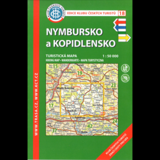Nymbursko a Kopidlnsko -  turistická mapa KČT č.18