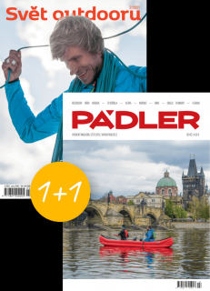 Svět Outdooru a Pádler - předplatné časopisů Délka: 1 rok (8 čísel)