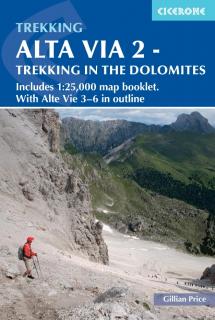 Trekking in the Dolomites -  Alta Via - turistický průvodce