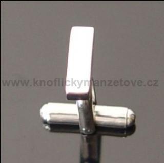 Manžetové knoflíčky Písmenko I (Iniciála I - kulatá tyčinka)