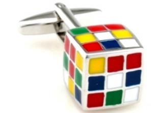 Manžetové knoflíčky Rubikova kostka (Rubikova kostka)