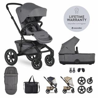 EASYWALKER SET XXL KOČÁREK KOMBINOVANÝ JIMMEY AIR IRIS GREY S PŘÍSLUŠENSTVÍM