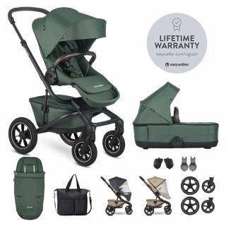 EASYWALKER SET XXL KOČÁREK KOMBINOVANÝ JIMMEY AIR PINE GREEN S PŘÍSLUŠENSTVÍM