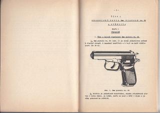 9 mm pistole vz. 82 - předpis - 1987 - výhradně pro služební potřebu