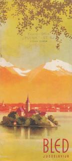 BLED JUGOSLAVIJA 1935 - GERMAN EDITION - ART DECO - PRŮVODCE - Janez Trpin - TRAVEL BROCHURE