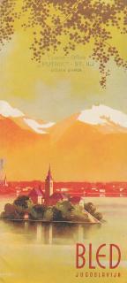 BLED JUGOSLAVIJA 1935 - GERMAN EDITION - ART DECO - PRŮVODCE