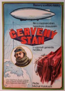 ČERVENÝ STAN - 1971 - filmový plakát -ALEŠ KREJČA - Claudia Cardinale