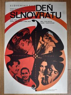 DEŇ SLNOVRATU  - filmový plakát - A3 - ČESTMÍR PECHR 1973