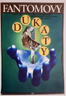 FANTOMOVY DUKÁTY - 1977 - filmový plakát - ALEXEJ JAROŠ
