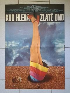 FILMOVÝ KDO HLEDÁ ZLATÉ DNO - OBŘÍ ROZMĚR - A1 - 84*60 CM