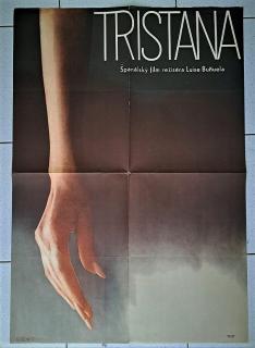 FILMOVÝ PLAKÁT A1 !!! - TRISTANA - Vyleťalová Poláčková Olga 1972