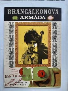 FILMOVÝ PLAKÁT A3 - BRANCALEONOVA ARMÁDA - Vladimír Bidlo - 1969