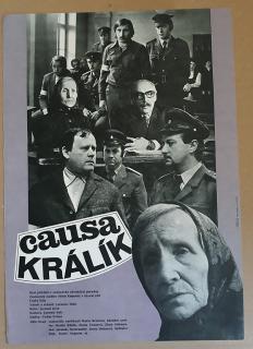 FILMOVÝ PLAKÁT A3 - CAUSA KRÁLÍK