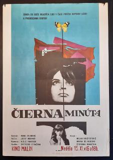 FILMOVÝ PLAKÁT A3 - Čierna minúta - 1970