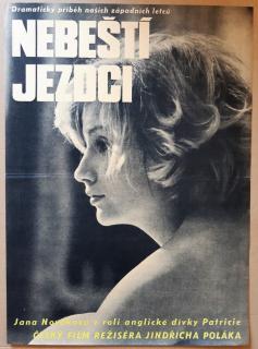 FILMOVÝ PLAKÁT A3 - NEBEŠTÍ JEZDCI -1968 - DEKORACE DO MUZEA RAF