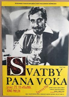 FILMOVÝ PLAKÁT A3 - SVATBY PANA VOKA