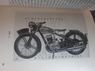 JAWA 250 Duplex - Blok - příručka pro jezdce na motocyklu 1939 IA STAV