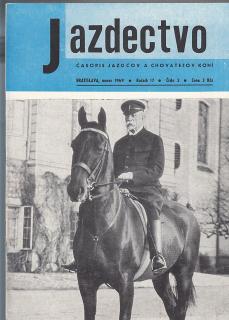 Jazdectvo 1-12 (1969) - časopis pre chov koní a jazdecký šport  - unikátní komplet KRÁSNÝ STAV