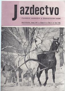 Jazdectvo 1-12 (1971) - časopis pre chov koní a jazdecký šport  - unikátní komplet KRÁSNÝ STAV