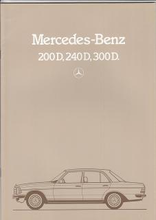 Mercedes - Benz 280 D, 240 D a 300 D - prospekt - 1983 -32 stra A4