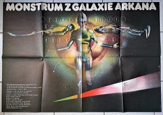 OBŘÍ FILMOVÝ PLAKÁT A1 - MONSTRUM Z GALAXIE ARKANA