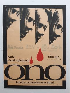 ONO - FILMOVÝ PLAKÁT A3 - Jiří Stach - 1967