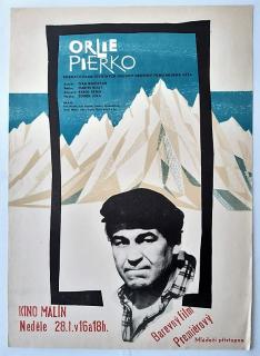 ORLIE PIERKO - FILMOVÝ PLAKÁT A3 - 1972 - Drahomír Mrózek