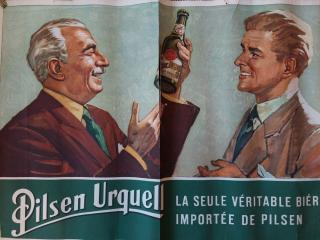 Pilsner Urquell - reklamní plakát Bohumil Konečný - Bimba - originál A1