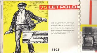 POLDI - výrobní program + historie 1889-1964 - ilustrace HUGO KRATOŠKA - TYPO BRUSEL