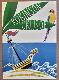 Robinson Crusoe - FILMOVÝ PLAKÁT A3