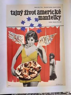 TAJNÝ ŽIVOT AMERICKÉ MANŽELKY - 1970 - filmový plakát