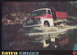 Tatra 138 S3 M 6 x 6 - reklamní prospekt - A4 - texty česky