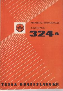 TESLA 324 A NOCTURNO - PŘEDBĚŽNÁ DOKUMNETACE - A4